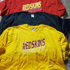 Redskins t shirts ALL 3 for the price of 1